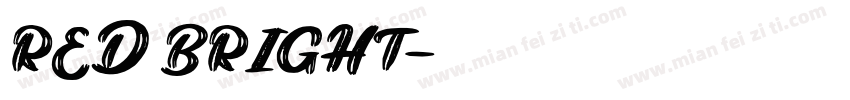 RED BRIGHT字体转换